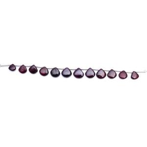 High Quality Premium Natural <b>Red</b> Garnet Smooth Heart Shape <b>Beads</b> for Fine Arts Jewelry Gift Item - Product Image 4