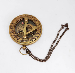 Best Selling Travel Hiking Outdoor Camping Classic Brass Luminous Compass Pocket <b>Watch</b> Style Compass for Modern Theme - Product Image 1
