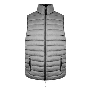 Logotipo personalizado OEM Unisex acolchado al aire libre chaqueta sin mangas de los hombres brillante transpirable Puffer Bubble Chaleco de los hombres de invierno Gilet Coat - Product Image 1