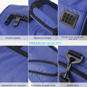 Sac de sport unisexe, sangle réglable, plusieurs poches, fermeture à glissière, portable, fitness solide - Product Image 6