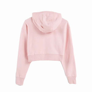 Sudadera Corta con Capucha para Mujer, Estilo Nuevo, Color Liso, Informal, de Alta Calidad - Product Image 5