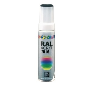 Stylo à peinture <span class=keywords><strong>acrylique</strong></span> gris anthracite brillant <span class=keywords><strong>RAL</strong></span> <span class=keywords><strong>7016</strong></span> 12 ml par Dupli-Color - Product Image 1
