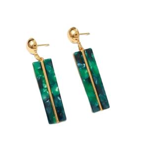 Pendientes ligeros de resina y cuentas para chica, joyería - Product Image 4