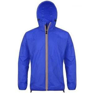Chaqueta Deportiva Impermeable con Capucha para Hombre, Personalizable con Logotipo, para Deportes de Invierno, Secado Rápido, Ligera, de Poliéster, con Cremallera - Product Image 1