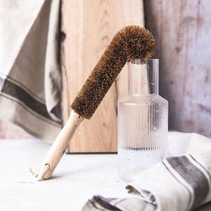 Cheap Price Coconut Fiber Bottle Cleaning Coir Bristle Dish Pot Washing <b>Brush</b> Coconut From Blue Lotus Farm Vietnam - Product Image 3