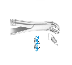 Fórceps de extracción de acero inoxidable de alta calidad WOODWARD molares inferiores 335/FS Instrumentos quirúrgicos Fabricante y exportador - Product Image 1