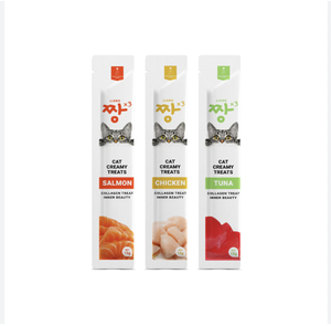 JJANG Comida húmeda de pollo cremoso para gatos 15G * 60 piezas * 20 palo para lamer exterior - Product Image 3