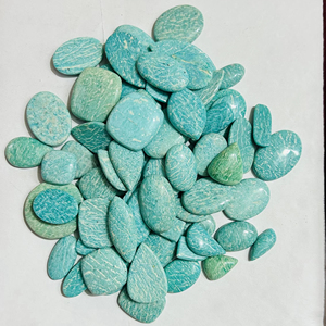 100% Cabochon d'amazonite naturelle de haute qualité en vrac incroyable pierre d'amazonite polie personnalisable pour la fabrication de bijoux directe - Product Image 3