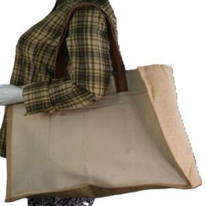 Bolsa de Mano de Lona de Algodón 100% Ecológica Personalizada OEM, Bolsa de Compras con Estampado de Leopardo y Cremallera Reutilizable de Estilo Vintage para Mujer - Product Image 1