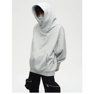 Streetwear d'hiver de haute qualité fabriqué sur mesure, pull-over décontracté avec poches épaisses, sweat à capuche unisexe doublé en fourrure Sherpa en polaire, vente en gros - Product Image 3
