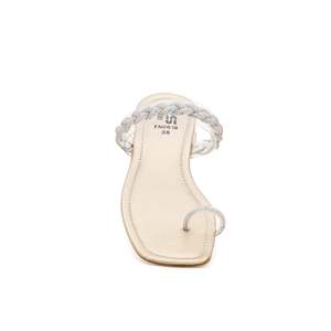 Sandales à talons dorées FN0618 Chappal élégant et fantaisie - Product Image 1