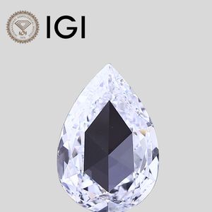 Diamant de laboratoire rose 1 carat E VS2 certifié IGI, taille rose, non monté - Product Image 1