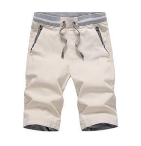 Pantalones cortos de moda para hombre, ropa de calle para entrenamiento de gimnasio, moda informal hasta la rodilla, pantalones cortos Cargo de Color sólido de secado rápido para hombre - Product Image 1