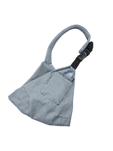 Porte-bébé en coton et lin bleu OEM, respirant, pour l'été, vente en gros - Product Image 3