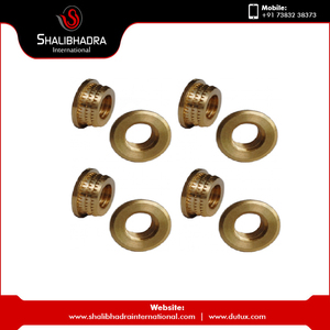 Écrous à micro-inserts en laiton d'exportateur indien, disponibles au meilleur prix de gros, durables pour usage industriel - Product Image 2