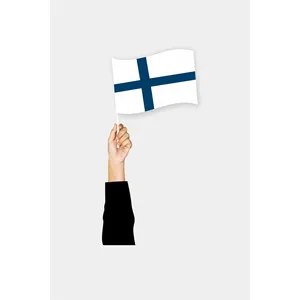 Finlandia Hand Flag for Cheerleading - Product Image 1