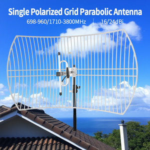 <span class=keywords><strong>Antena</strong></span> parabólica de rejilla polarizada única de alta ganancia WIFI 2G 3G 4G 5G de 698-3800MHz para <span class=keywords><strong>amplificador</strong></span> de señal - Product Image 2