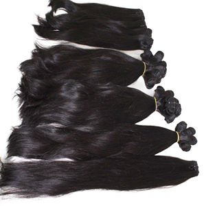 Paquetes de cabello humano virgen natural 100% más vendidos, rizo italiano de onda profunda suelta, doble trama, doble dibujado, recto - Product Image 3