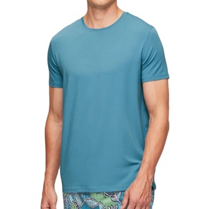 Camiseta lisa de cuello redondo para hombre, Camiseta lisa de cuello redondo, nueva ropa de siguiente nivel, camiseta para hombre CVC Crew N6210 - Product Image 4