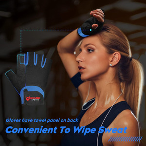 Gants de sport personnalisés avec logo pour hommes et femmes, gants de musculation, gants de fitness, antidérapants, gants d'entraînement sportifs, fabricant OEM - Product Image 3