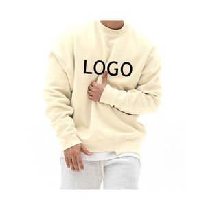 OEM personalizado de los hombres de estilo de la calle Jersey térmico de moda impreso patrón de tela de lana 100% algodón a granel sudadera de invierno - Product Image 6