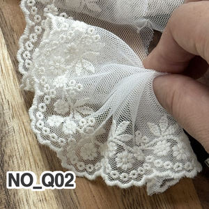 Adorno bordado de encaje Floral de un solo lado de Corea para manualidades y decoración de vestidos - Product Image 5