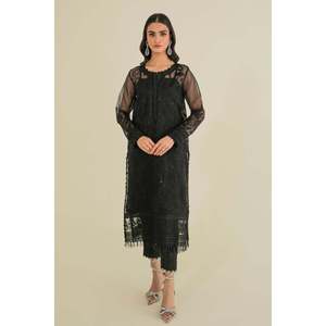Ensemble de costume pour femme en organza brodé UF-235 - Product Image 6