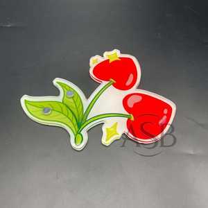 Azulejo de pestañas de corazón de cereza sostenible con imanes herramienta de belleza al por mayor azulejo de pestañas acrílico en forma de cereza OEM - Product Image 5