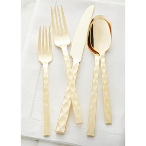 Dernier design Ensemble de couverts en laiton Couverts finis or de qualité supérieure pour mariage et fête - Product Image 3