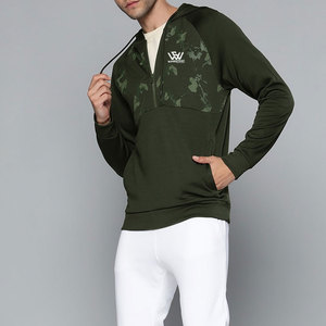 เสื้อฮู้ดมีซิปตัวสั้นสำหรับผู้ชายเสื้อผ้าลำลองแบบเรียบง่ายมีซิป - Product Image 4