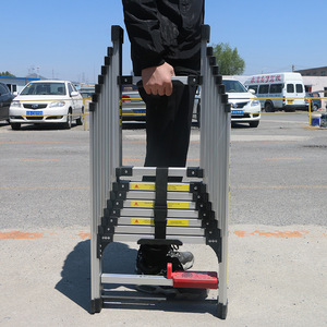 Nhiệm vụ nặng nề Kính thiên văn thang với chống trượt loại bánh xe thang thẳng đứng - Product Image 3