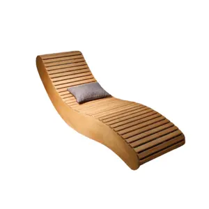Dernier modèle Chaises longues en bois de teck Chaise longue écologique en matériaux de haute qualité pour la plage et la piscine Prix de gros - Product Image 1