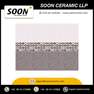 Azulejos de Pared de Cerámica Digital de Diseño Lujoso de 250x450 mm, Textura de Flores y Plantas, Acabado Mate, Resistentes al Ácido, para Uso en Hoteles y Exteriores - Product Image 2