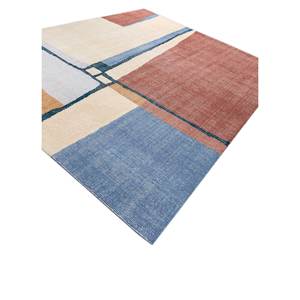 Contour Hand Loom Wool <b>Rugs</b> Red Orange Abstract Living Room Carpet PHWL-131 Rectangle Hallway <b>Rug</b> for Home Floor Weave Technique - Product Image 2