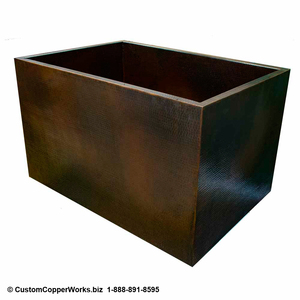 Unique Design Modern <b>Hammered</b> Finish Copper Bathtub for Home Hotel Restaurants Hot Selling Luxury the Quality Collection - Product Image 3