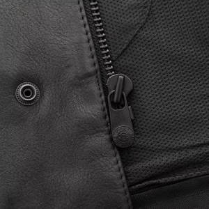 Gilet en cuir personnalisé pour hommes Gilet en cuir pour motards durable avec logo OEM disponible en vente en gros - Product Image 4