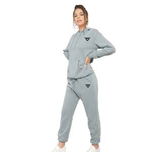 customized wholesale Oeve High Quality Women Custom 2 Piece Space Cotton Women Hoodie And <b>Joggers</b> Set sports - Product Image 2