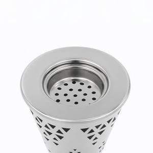 Quemador de Incienso Bakhoor de Metal Plateado de Lujo con Diseño Árabe de Corte Geométrico para Uso en Mezquitas y Hogares de Oriente Medio - Product Image 5