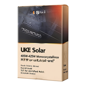 แผงโซลาร์เซลล์ UKE Solar 405W-425W โมโนคริสตัลไลน์ HJT แบบฮาล์ฟเซลล์ ได้รับการรับรองมาตรฐาน TUV บรรจุในพาเลท - Product Image 2
