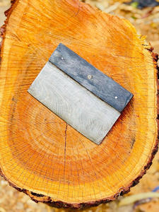 Multi-Functional Damascus Steel Bench Scraper Pastry Dough <b>Cutter</b> Chopper for <b>Bread</b> Pizza Pasta and Cookies Kitchen Accessory - Product Image 2