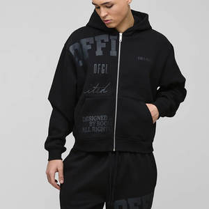 Conjunto Deportivo de Dos Piezas para Hombre, Pantalones Acampanados y Sudadera con Capucha, Estampado de Alta Calidad, Talla XL, Felpa - Product Image 5