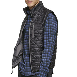 Vestes sans manches pour hommes sur mesure, vêtements de sport, légères, écologiques, couleur personnalisée, veste matelassée unie pour hommes, logo personnalisé - Product Image 2