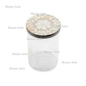 Maravilloso Tarro de Acrílico para Dulces con Tapa de Nácar, Forma Redonda, Tarro de Postres para Mesa, Tarro para Dátiles, Superventas - Product Image 3