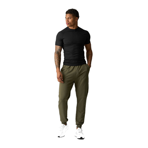 Pantalones Deportivos Casuales para Hombre con Logotipo Personalizado 2025 - 100% Algodón Transpirable de Secado Rápido, Corte Holgado, Cintura Media, Rectos, para Gimnasio y Deportes - Product Image 2