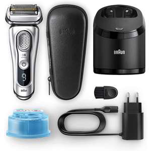 Rasoir électrique argenté pour homme, tondeuse à grille, étanche IPX7, avec cinq lames doubles et triples pour le visage et le corps, remplaçable et lavable - Product Image 5