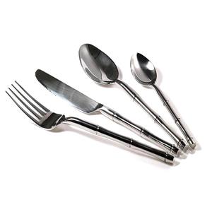 Couverts en métal de la plus grande qualité en acier inoxydable argenterie vaisselle faite à la main ensemble de couverts avec finition nickelée - Product Image 1