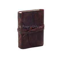 Cuadernos de escritura diarios encuadernados de cuero A4 hechos a mano personalizados de fabricante indio planificador/Diario libros hechos a mano de tamaño personalizado