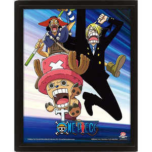 Póster 3D de Anime de One Piece, Póster del Asalto de los Piratas del Sombrero de Paja - Product Image 1