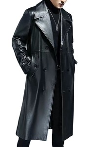 เสื้อโค้ทหนังแท้ลำลอง ออกแบบเองได้ ขายส่งเสื้อโค้ทสำหรับผู้ชาย คุณภาพสูง ทันสมัย ทำจากหนังวัว - Product Image 4