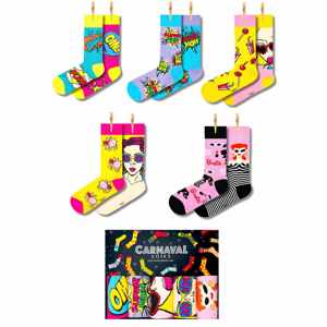5-Pack Breathable Lightweight One-Size Silk <b>Socks</b> Colorful Double Animals <b>Cartoons</b> Disposable Transparent Custom Logo for Daily - Product Image 1